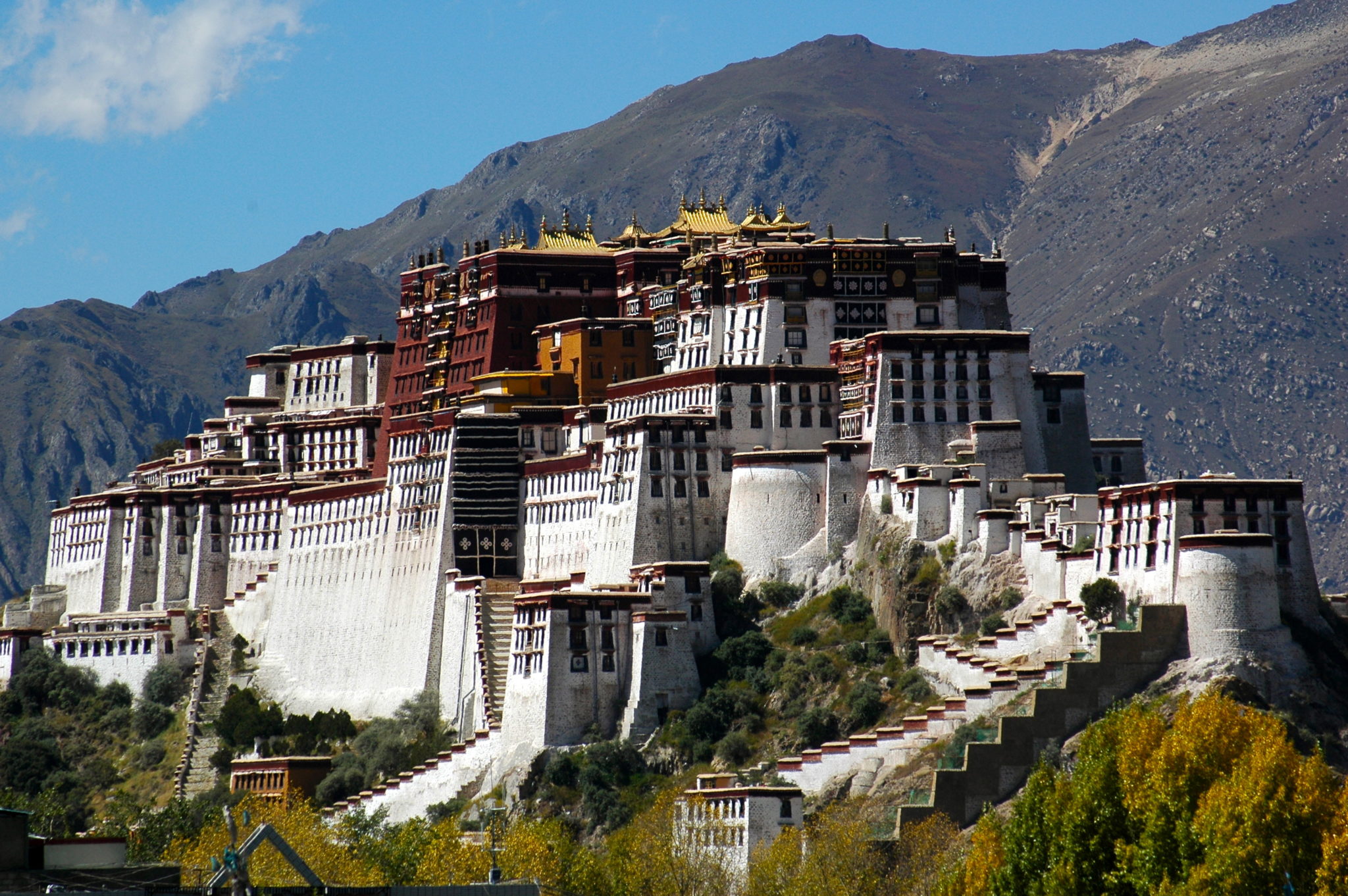 Лхаса великолепие Китая и посетите удивительный Тибет
